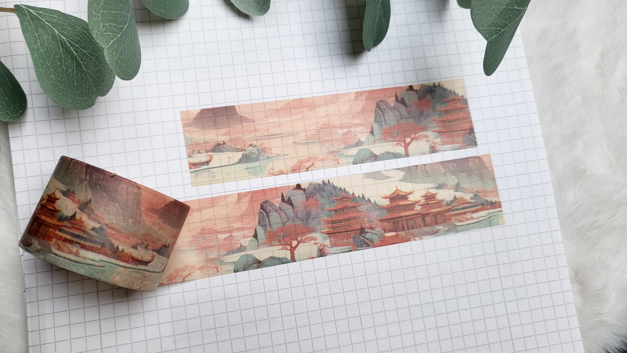 Washi Tape Landschaft